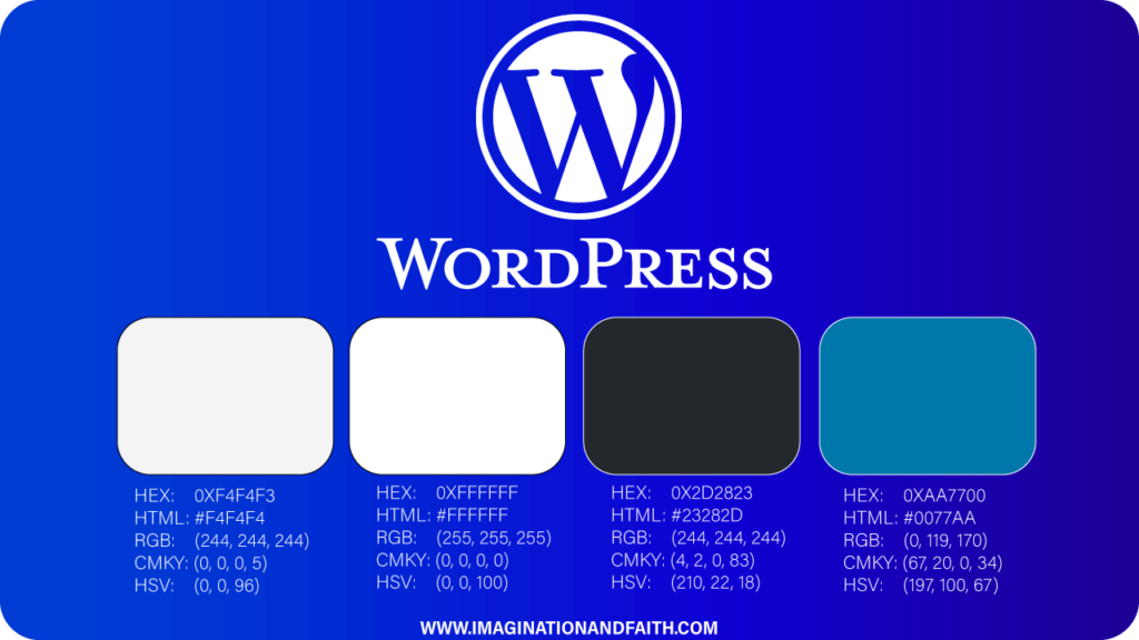 Wordpress color chart art